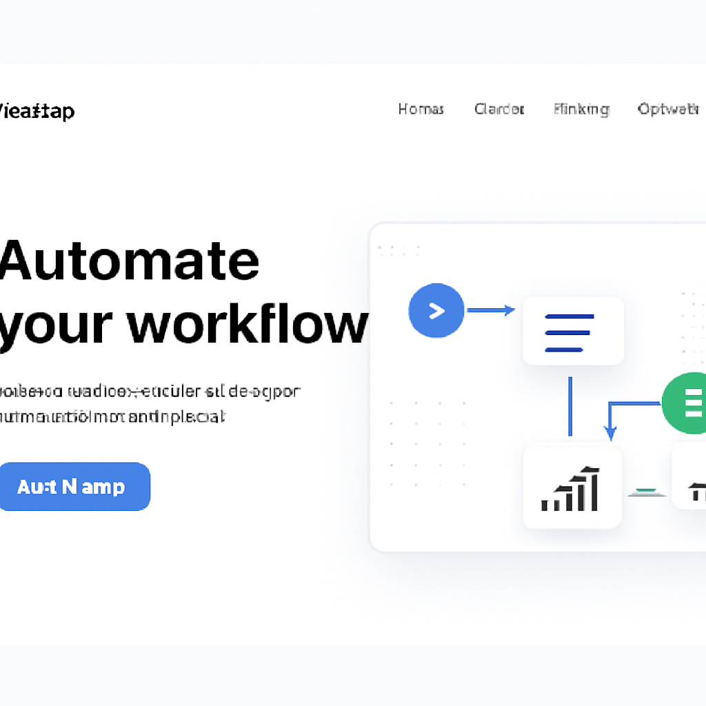Run 10 of 10. Automate Your Workflow headline, dashboard chart icons, blue palette